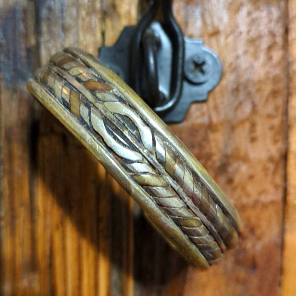 Antique Iron Foil 6" Cuff